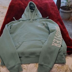 Women's Light Green Hollister Hoodie